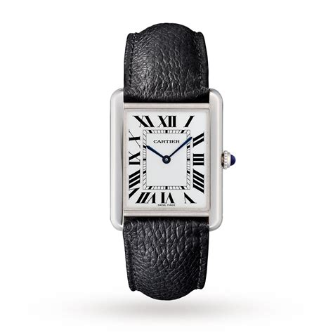 cartier tank stainless steel watch|cartier tank solo large model.